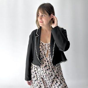 Reworked Black Pearl Blazer
